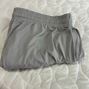 Real Essentials Womens 2XL Wide Leg Cropped Lounge Pants‎ Drawstring Stretch